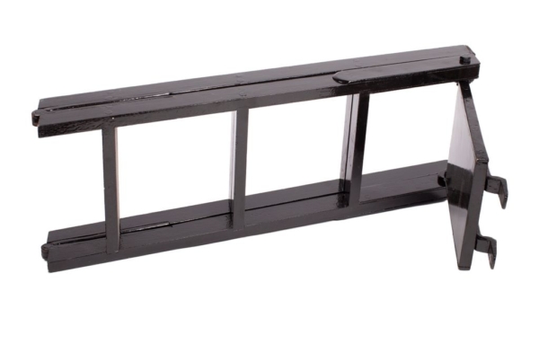 Wooden car ladder. Original wooden folding ladder and metal hinges, for sports car, in black. Dorantes