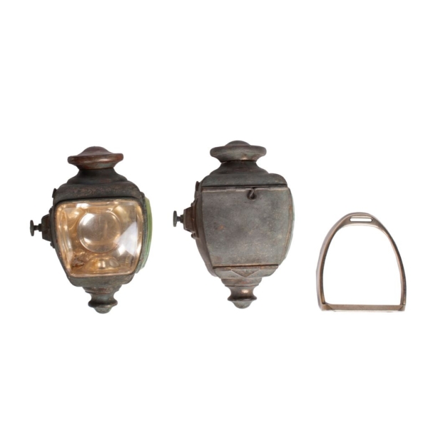 Oval American carriage lanterns.