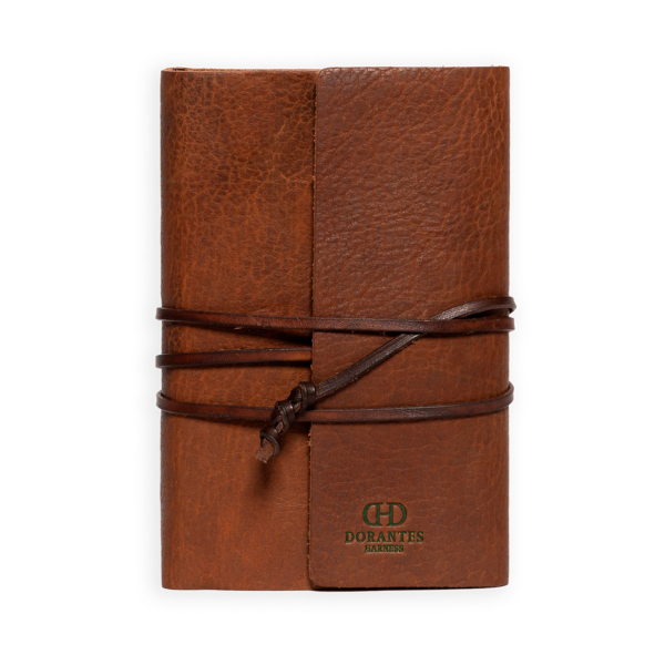 Notebook of notes or drawings, handcrafted in bison skin